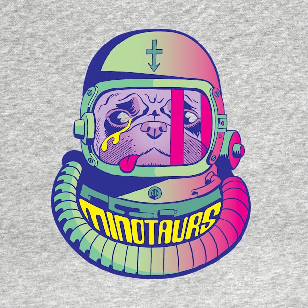 Minotaurs Space Dog Tee by Minotaur74